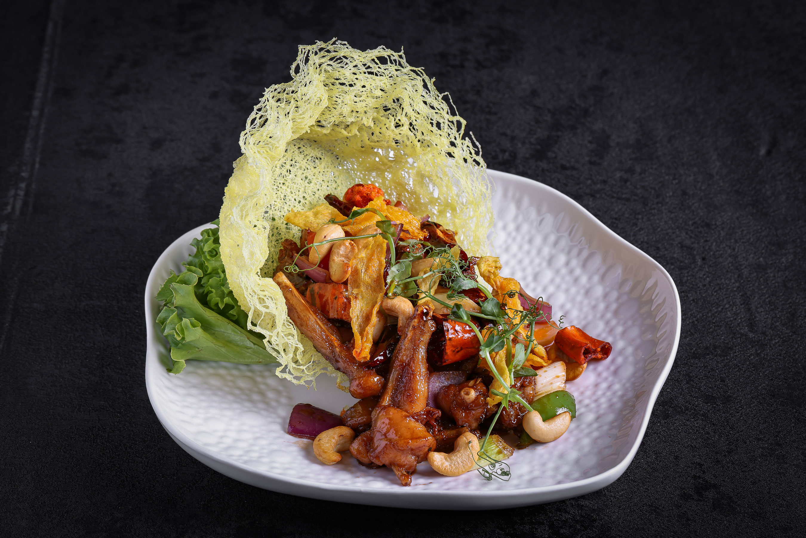 Wok-fried Kung Pao Bullfrog